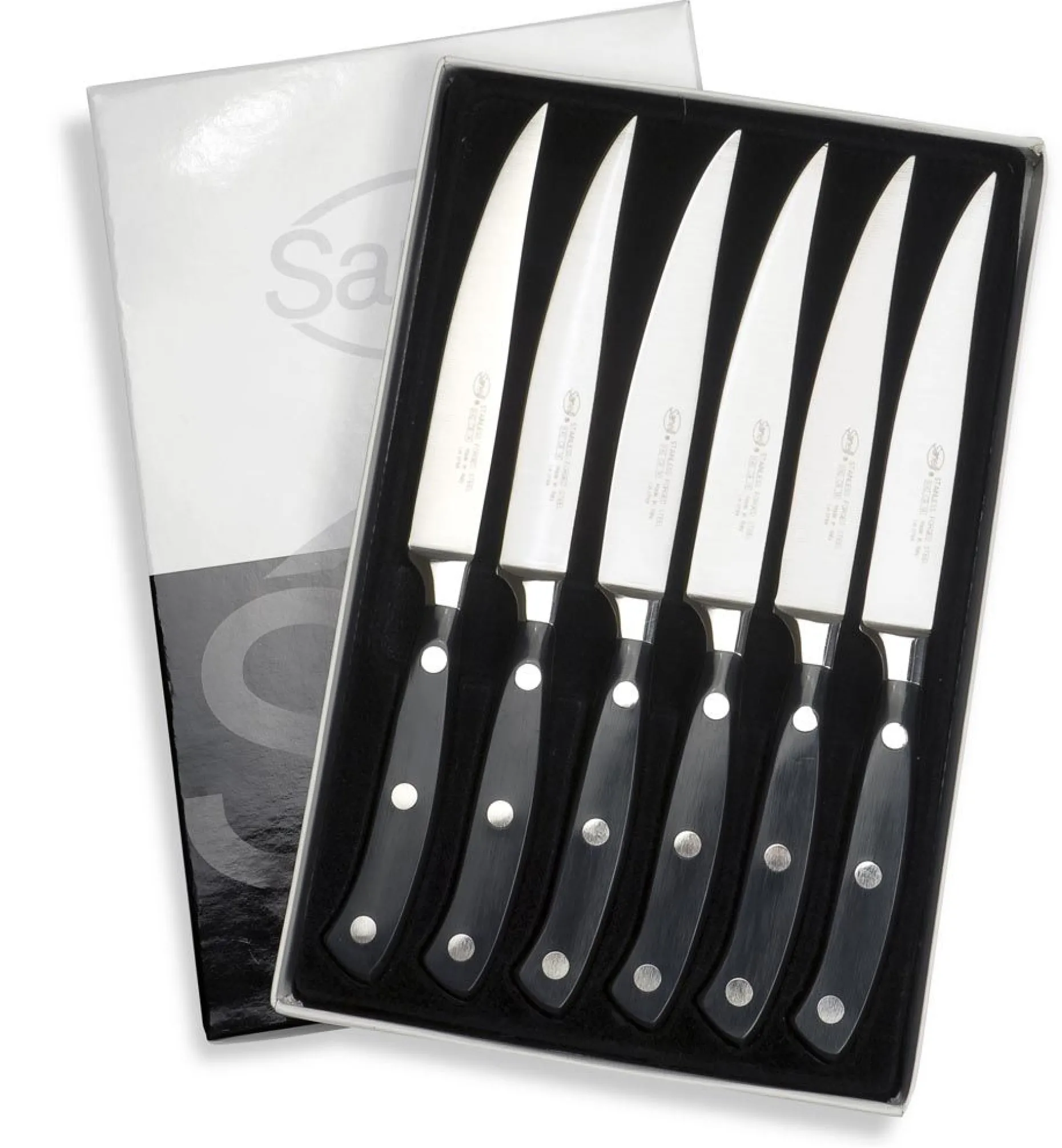 ASTUCCIO COLTELLI COSTATA LAMA LISCIA 6 PZ.