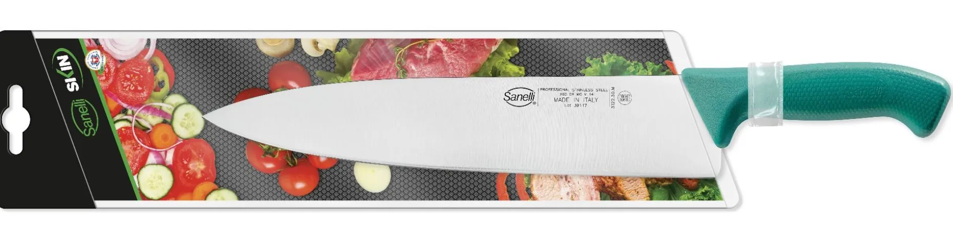 COLTELLO CUCINA CM.30 VERDE