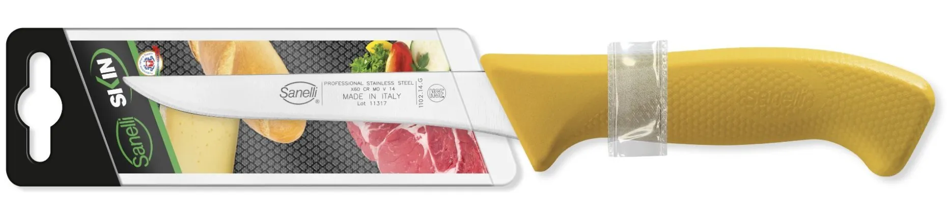 COLTELLO DISOSSO CM.14 GIALLO