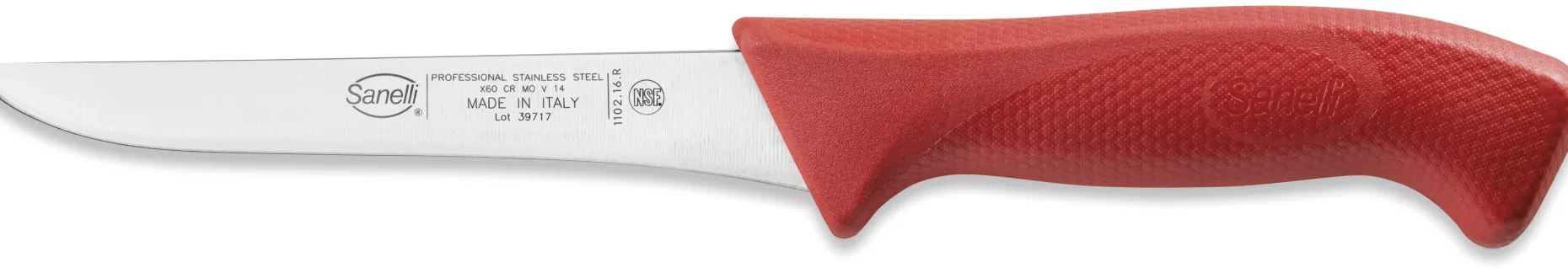 COLTELLO DISOSSO CM.16 ROSSO