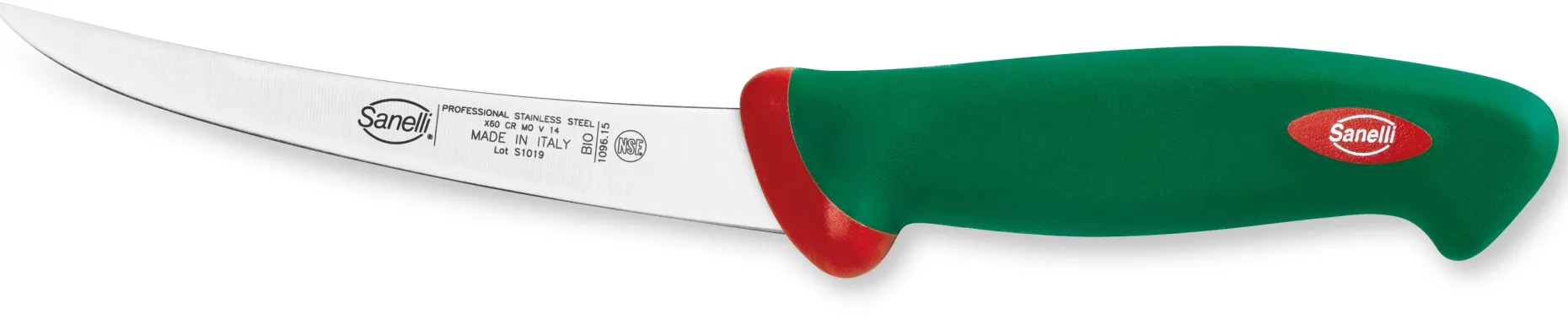 COLTELLO DISOSSO CURVO STRETTO CM.15