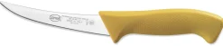 COLTELLO DISOSSO CURVO STRETTO CM.13 GIALLO