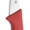 COLTELLO DISOSSO CURVO STRETTO CM.13 ROSSO