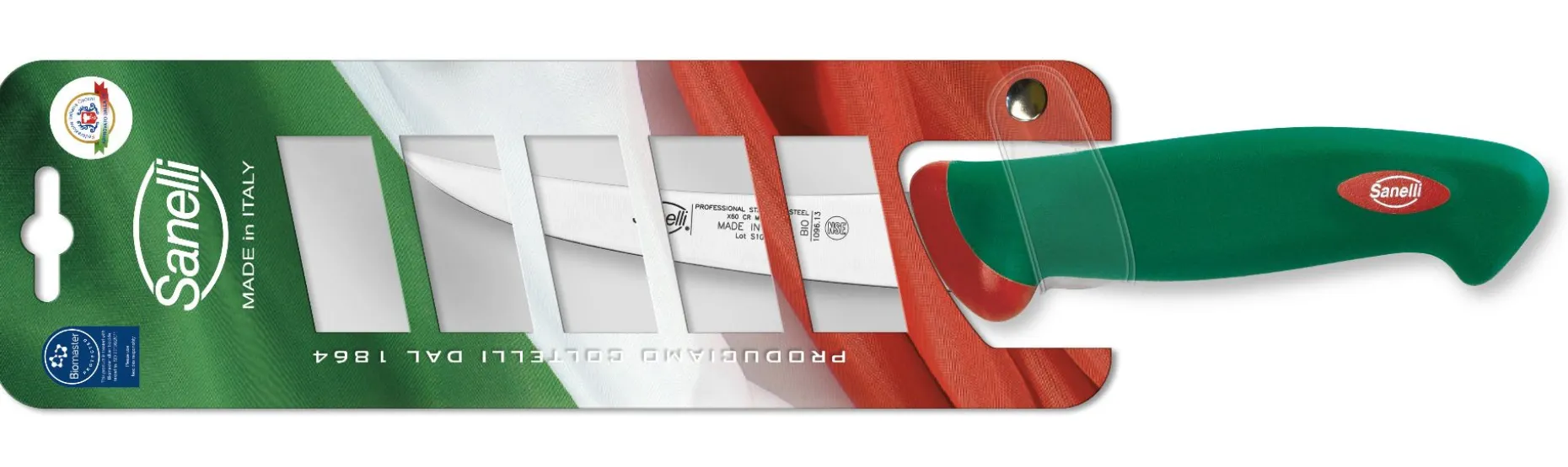 COLTELLO DISOSSO CURVO STRETTO CM.13