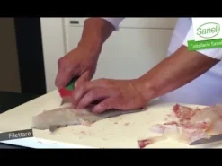 COLTELLO FILETTARE PESCE CM.18