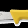 COLTELLO FORMAGGIO 2 PUNTE GIALLO