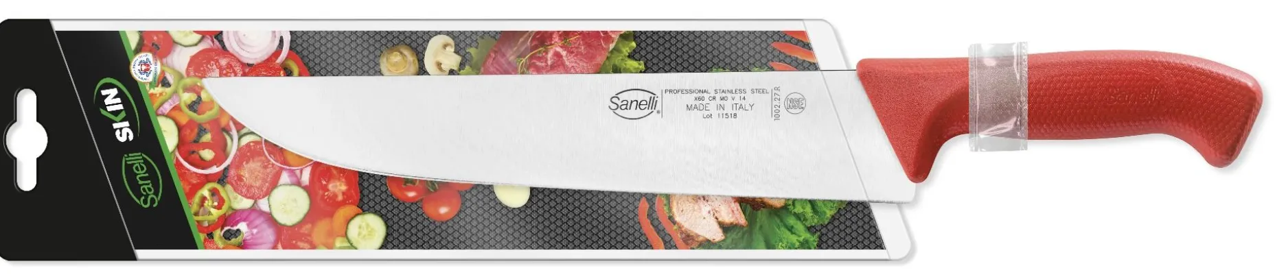 COLTELLO FRANCESE CM.27 ROSSO