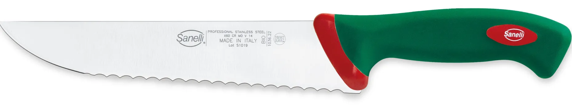 COLTELLO FRANCESE CM.22 SEGHETTATO