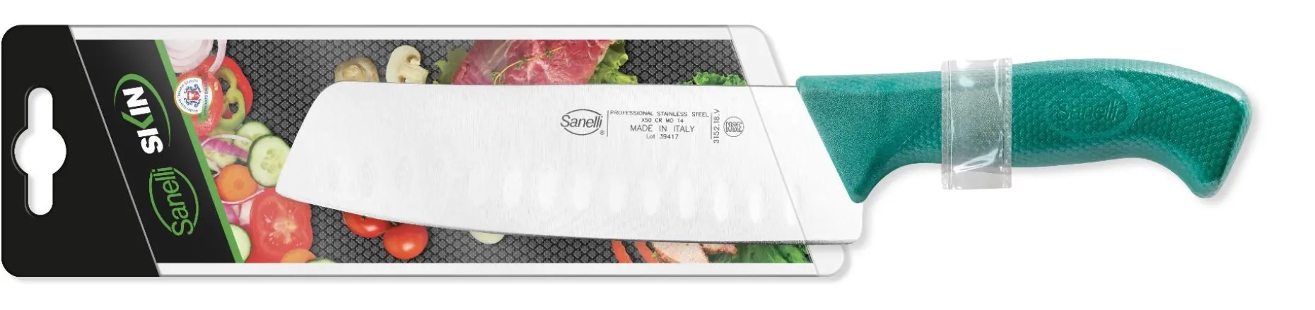 COLTELLO GIAPPONESE OLIVATO CM.18 VERDE