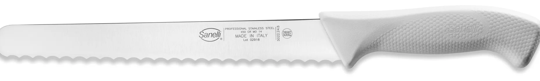 COLTELLO PANE CM.24 BIANCO