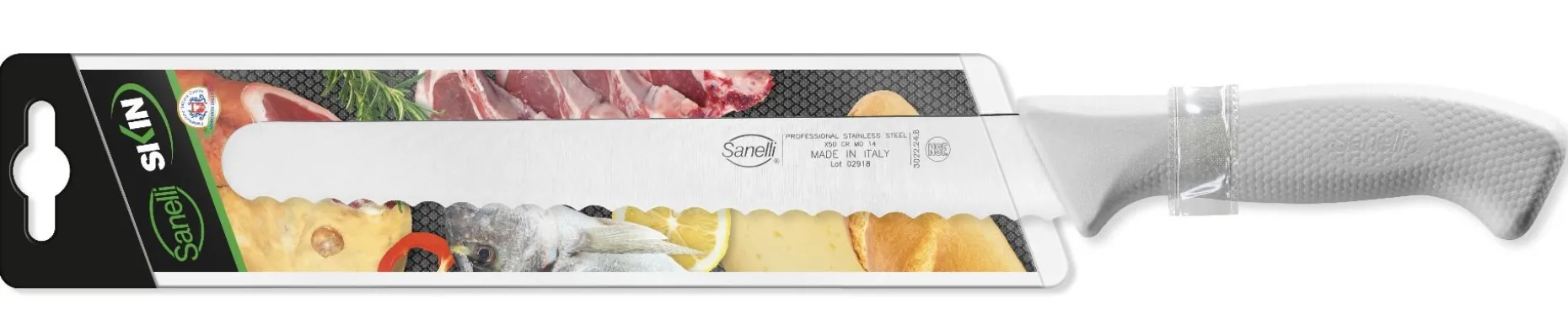 COLTELLO PANE CM.24 BIANCO