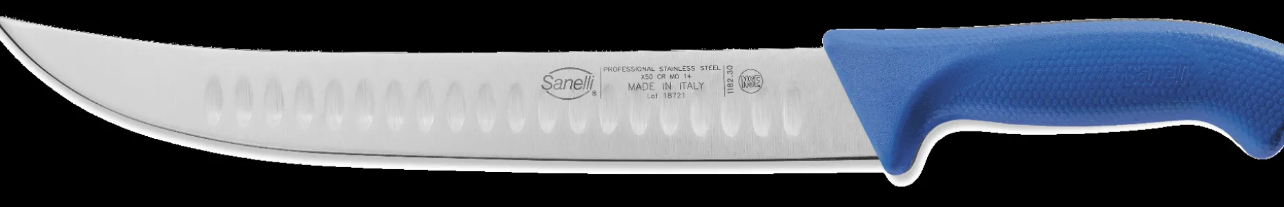 COLTELLO SCIMITARRA OLIVATO CM.30 AZZURRA