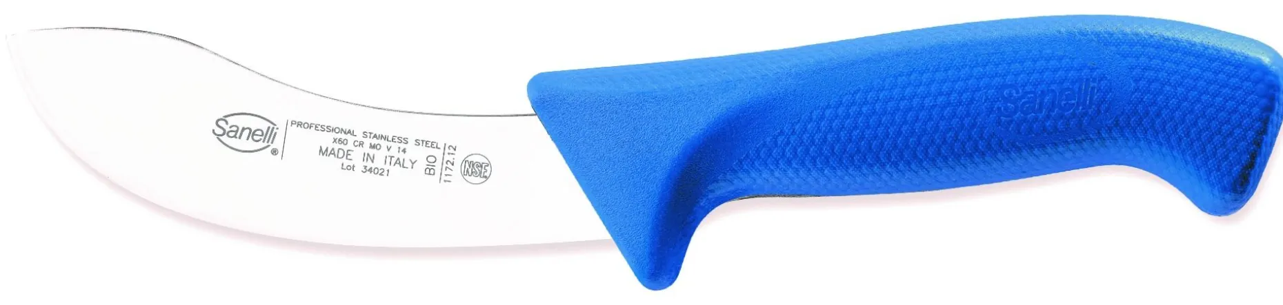 COLTELLO SCUOIARE CM.12 AZZURRO