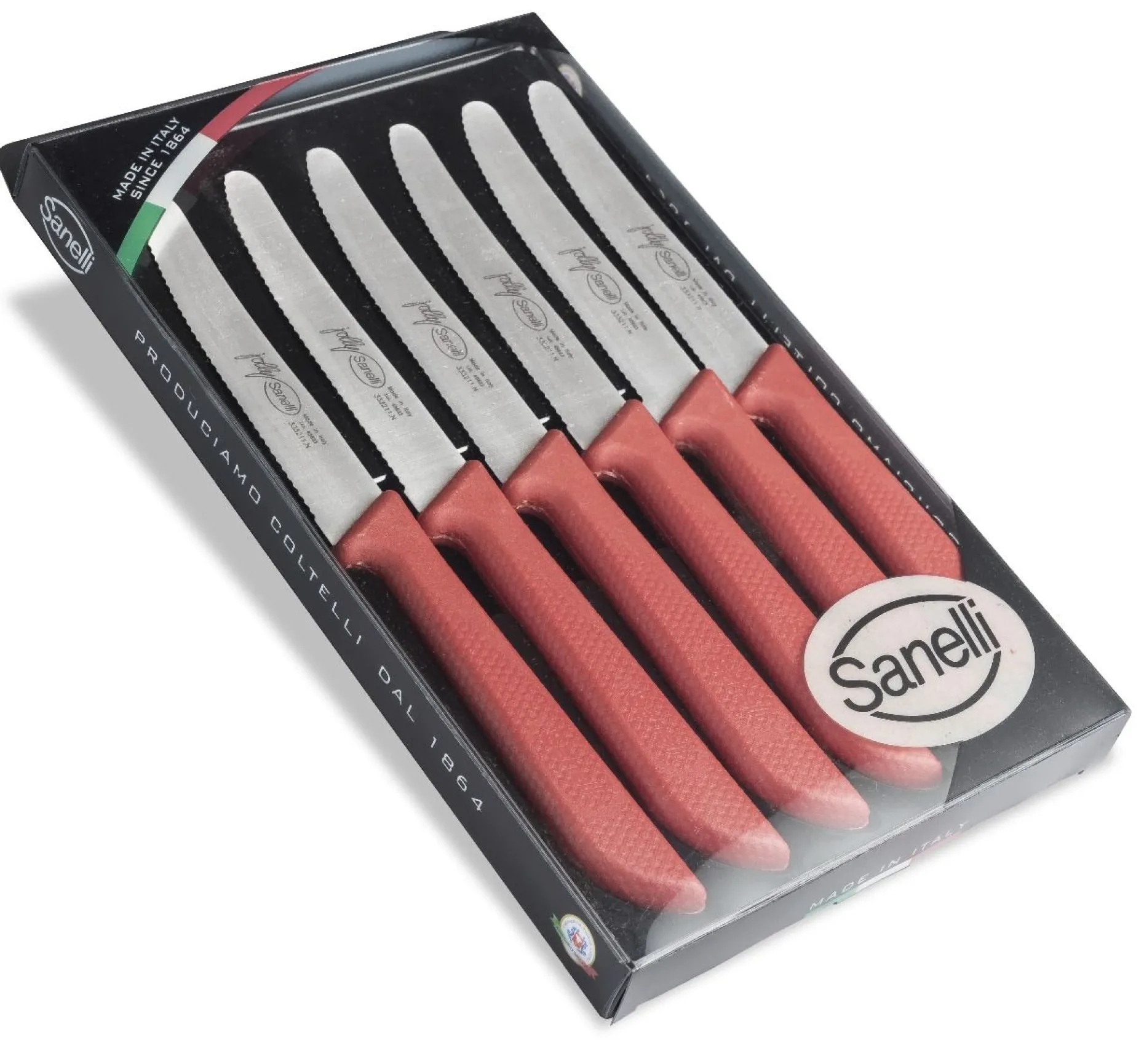 CONFEZIONE 6 PZ. TAVOLA ROSSO