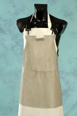 GREMBIULE MAGLIA ACCIAIO "M" 60/55