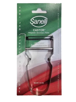 PELAPATATE CASTOR CARTONCINO SINGOLO LAMA INOX